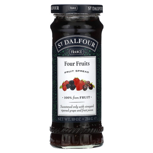 St. Dalfour, Four Fruits Fruit Spread, 10 oz (284 g)
