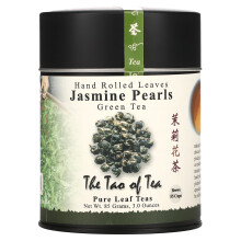 Le Tao du Thé, Thé Vert à Feuilles Roulées à la Main, Perles de Jasmin, 3 oz (85 g)