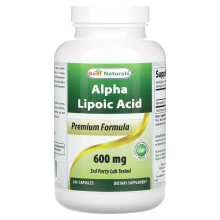 Best Naturals, Alpha-Liponsäure, 600 mg, 240 Kapseln