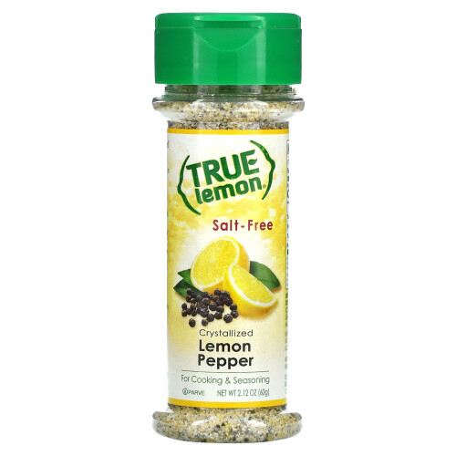 True Citrus, True Lemon, Kristallisiertes Zitrone Pfeffer, 2,12 oz (60 g)