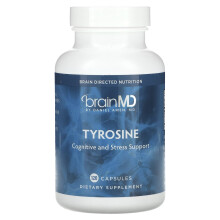 BrainMD, Tyrosin, 120 Kapseln