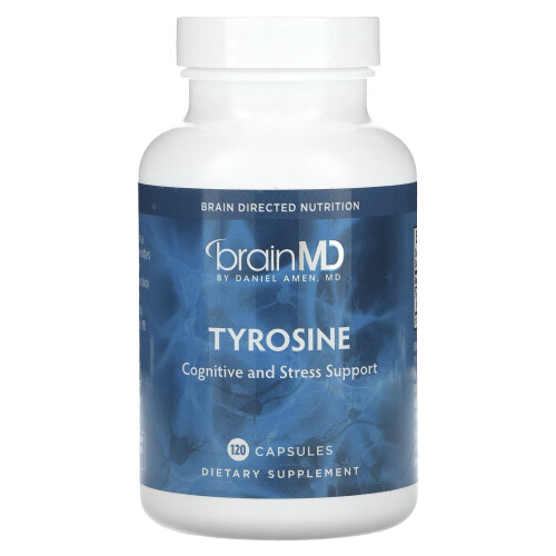 BrainMD, Tyrosin, 120 Kapseln