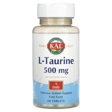 KAL, L-Taurin, 500 mg, 60 Tabletten