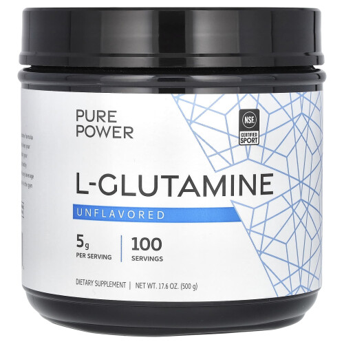 Dr. Mercola, Pure Power, L-Glutamin, Geschmacksneutral, 17,6 oz (500 g)