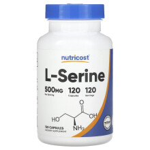 Nutricost, L-Sérine, 500 mg, 120 gélules