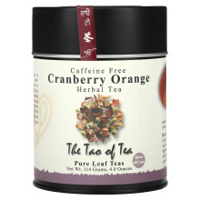 The Tao of Tea, Tisane Canneberge Orange, Sans Caféine, 4 oz (114 g)