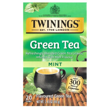 Twinings, Grüntee, Minze, 20 Teebeutel, 1,41 oz (40 g)