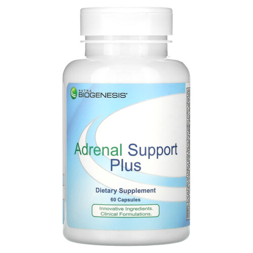 Nutra BioGenesis, Nebennieren-Unterstützung Plus, 60 Kapseln