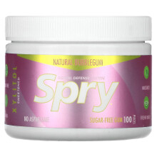 Xlear, Spry, Kaugummi, Natürliches Bubblegum, Zuckerfrei, 100 Stück