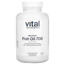 Vital Nutrients, Ultra Reines Fischöl 700, Zitrone, 120 Weichkapseln