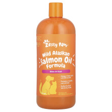 Zesty Paws, Wild Alaska-Lachsöl Formel, Für Hunde & Katzen, Alle Altersstufen, 32 fl oz (946 ml)