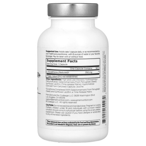 Codeage, Glutathion-SR+, 60 Vegetarische Kapseln 1