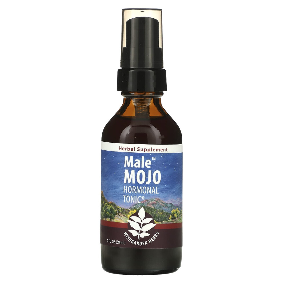 Wishgarden Herbs , Male Mojo, Hormone Tonic, 2 Fl Oz (59 Ml)