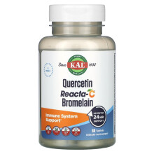 KAL, Quercetin Reacta-C Bromelain, 60 Tabletten