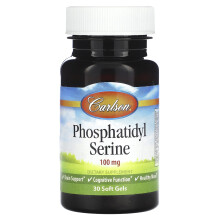 Carlson, Phosphatidyl Sérine, 100 mg, 30 softgels