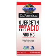 Garden of Life, Dr. Formulated, Quercetin Drop Harnsäure, 500 mg, 60 vegane Tabletten