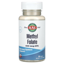 KAL, Methylfolat, 400 mcg DFE, 90 Tabletten