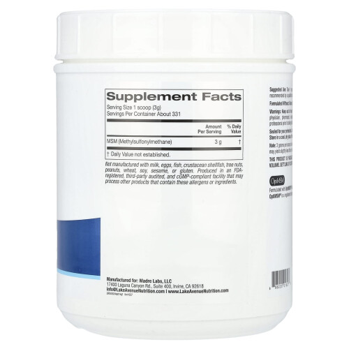 Lake Avenue Nutrition, Flocons OptiMSMÆ, 35 oz (992 g) 1