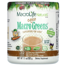 Macrolife Naturals, Macro Coco Greens, Superaliment pour Enfants, 7,1 oz (202 g)