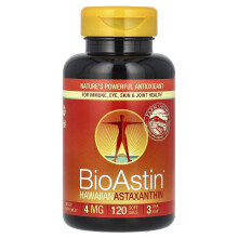 Nutrex Hawaii, BioAstin, Hawaiianisches Astaxanthin, 12 mg, 120 Softgels (4 mg pro Softgel)
