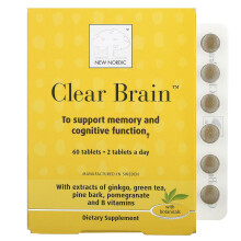 New Nordic, Klarer Verstand, 60 Tabletten
