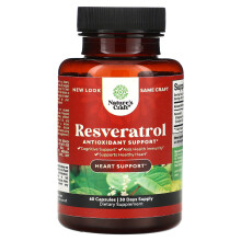 Nature's Craft, Resveratrol, Antioxidans-Unterstützung, 60 Kapseln
