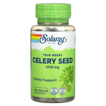 Solaray, Selleriesamen, 1.010 mg, 100 VegCaps (505 mg pro Kapsel)