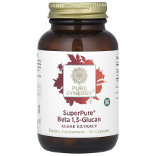 Pure Synergy, SuperPure Beta 1,3 Glucan, Algenextrakt, 60 Kapseln