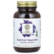 Pure Synergy, SuperPure Traubenkernextrakt, 60 Kapseln