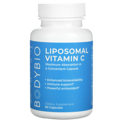 BodyBio, Vitamine C Liposomale, 60 Gélules