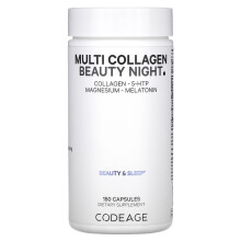 Codeage, Multi Collagen Beauty Night, 150 Kapseln