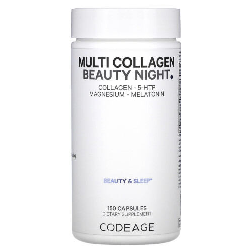 Codeage, Multi Collagen Beauty Night, 150 Kapseln