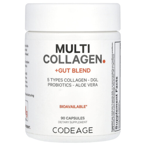 Codeage, Multi-Collagène + Mélange Intestin, 90 Gélules
