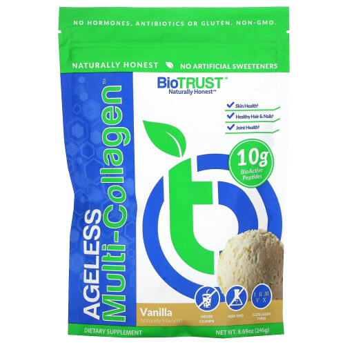 BioTRUST, Multi-Collagène Intemporel, Vanille, 8,69 oz (246 g)