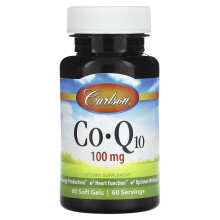 Carlson, CoQ10, 100 mg, 60 Soft Gels