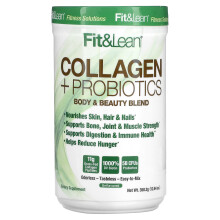 Fit & Lean, Collagène + Probiotiques, Sans Saveur, 12,64 oz (358,2 g)
