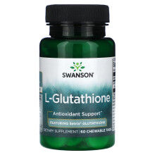 Swanson, L-Glutathion, 60 Kautabletten