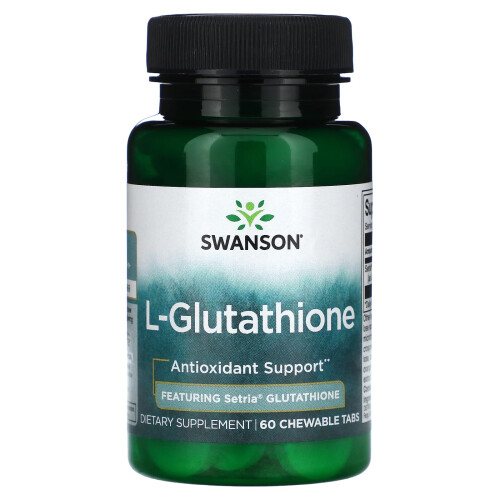 Swanson, L-Glutathion, 60 Kautabletten