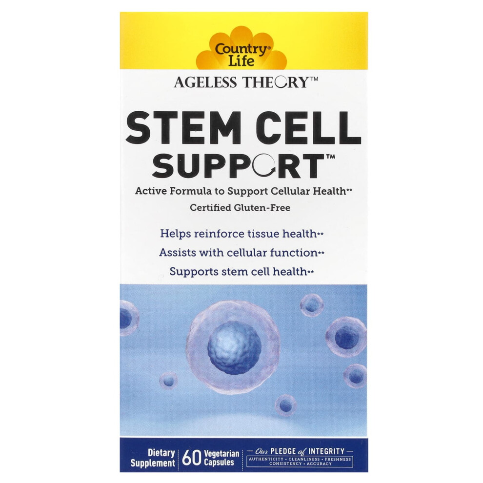Country Life , Ageless Theory, Stem Cell Support, 60 Vegetarian Capsules