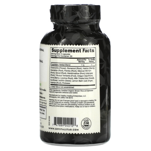 Crystal Star, Kidney Care, 60 Vegetarian Capsules 1