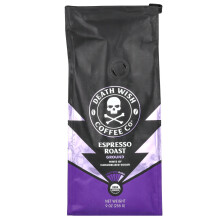 Death Wish Coffee, Foncé, Moulu, Torréfaction Espresso, 9 oz (255 g)