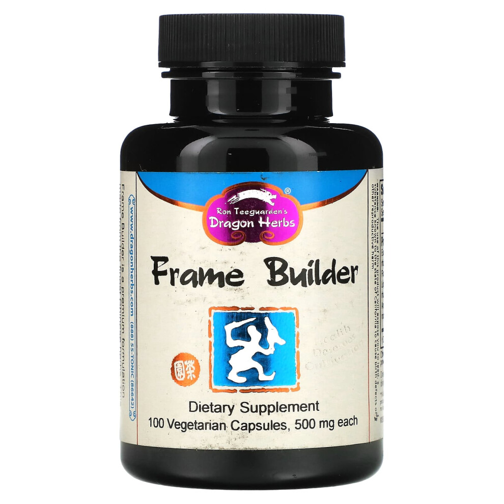 Dragon Herbs , Frame Builder, 500 Mg, 100 Vegetarian Capsules