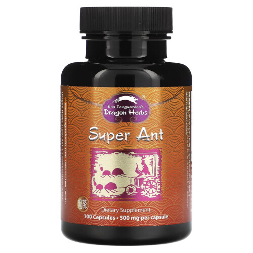 Dragon Herbs, Super Ant, 500 mg, 100 Kapseln