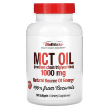 DietWorks, MCT Öl, 1.000 mg, 90 Weichkapseln