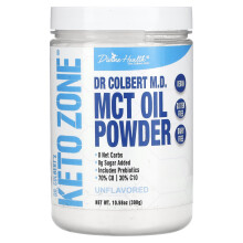 Divine Health, Dr. Colbert's Keto-Zone, MCT-Öl-Pulver, Ungeschmackt, 10,58 oz (300 g)