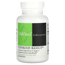 DaVinci Laboratories of Vermont, Schilddrüsen-Basics, 120 Kapseln