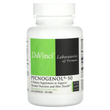 DaVinci Laboratories of Vermont, Pycnogenol-50, 50 mg, 60 Kapseln