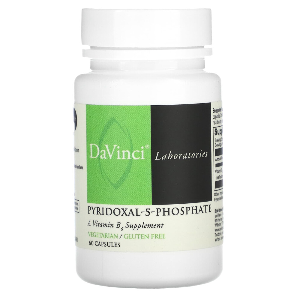 Photos - Vitamins & Minerals DaVinci Laboratories of Vermont, Pyridoxal-5-Phosphate, 60 Capsules 