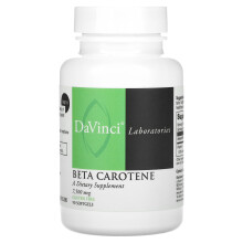 DaVinci Laboratories of Vermont, Beta-Carotin, 7.500 mcg, 90 Softgels