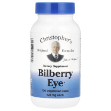 Christopher's Original Formulas, Heidelbeer-Auge, 850 mg, 100 Vegetarische Kapseln (425 mg pro Kapsel)